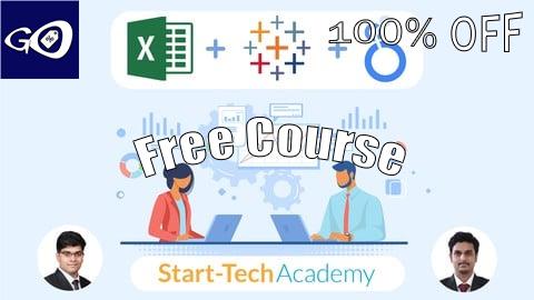 Free Coupon [3-in-1] Data Viz Bundle: Tableau, Excel & Looker Studio [100% OFF]