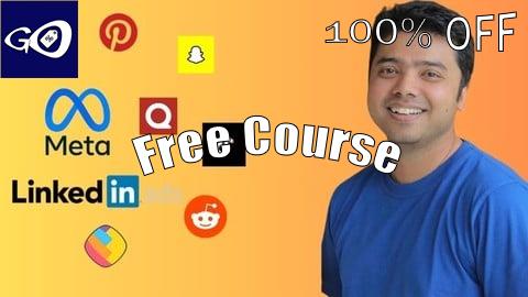 Free Coupon 9 Social Media Ads Platforms in 1 Course: Learn Paid Ads! [100% OFF]