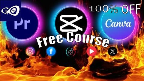 Free Coupon All In One Video Editing Master In CapCut Premiere Pro Canva [100% OFF]