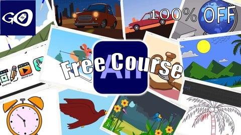 Free Coupon Animate Like Pro - 2D Animation in Animate - Beginner Level [100% OFF]