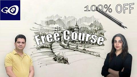 Free Coupon Architectural Sketching for Beginners–Freehand Drawing [100% OFF]