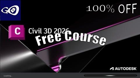 Free Coupon AutoCad Civil 3D 2026 -Step by Step Training [100% OFF]