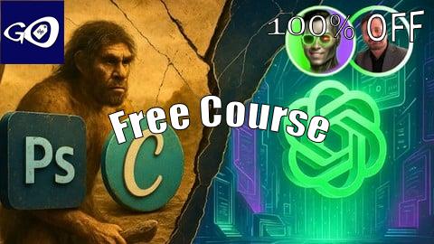 Free Coupon ChatGPT SECRET for impossible Graphic Design - No Photoshop [100% OFF]