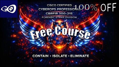 Free Coupon CISCO CyberOps Pro CBRFIR 300-215 ─ Exam Test 1500 Questions [100% OFF]