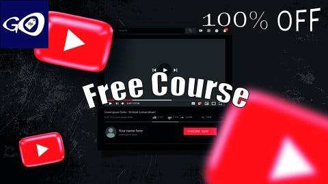 Free Coupon Curso completo de Youtube. Crecimiento, monetización, SEO y+ [100% OFF]