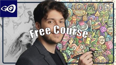 Free Coupon Desenho Completo: Curso de Desenho do Zero ao Estilo Próprio [100% OFF]