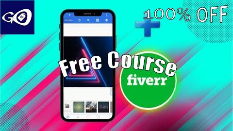 Free Coupon Freelancing with SmartPhone 3D Text Graphic Design [100% OFF]