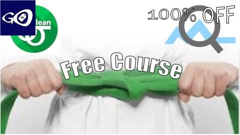 Free Coupon Green Belt em Lean Seis Sigma [100% OFF]