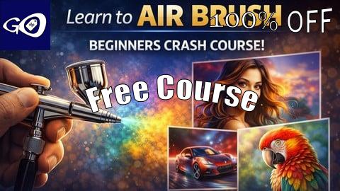 Free Coupon Learn to Air Brush - Beginners Crash Course! [100% OFF]