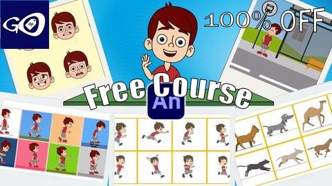 Free Coupon Master 2D Character Animation in Adobe Animate-Advance Level [100% OFF]