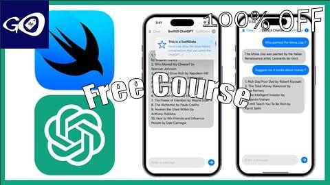 Free Coupon Mastering SwiftUI Chat Apps with ChatGPT, SwiftData & TipKit [100% OFF]