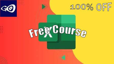 Free Coupon Microsoft Excel Formulas and Functions: Beginner to Advanced [100% OFF]