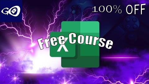 Free Coupon Microsoft Excel: Master Formulas, Functions, and Data Tools [100% OFF]