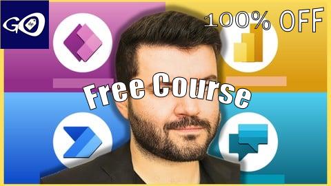 Free Coupon Microsoft Power Platform: Power Apps/Power BI/Power Automate [100% OFF]