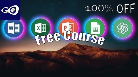 Free Coupon MS Office With AI - Word Excel PowerPoint with ChatGPT [100% OFF]