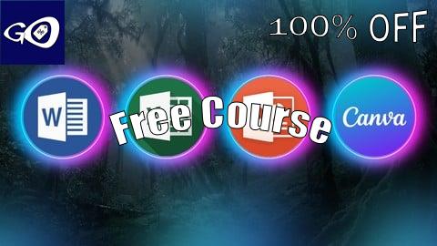Free Coupon MS Office With Canva Word Excel PowerPoint Canva All  in One [100% OFF]