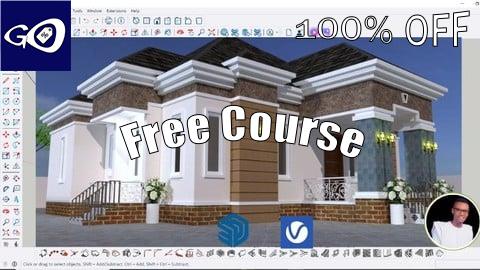 Free Coupon Super 3bedoom SketchUp Pro From Basic To Advance Level [100% OFF]