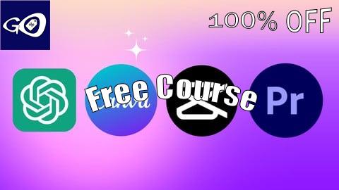 Free Coupon Video Editing with ChatGPT Adobe Premiere Pro Canva CapCut [100% OFF]