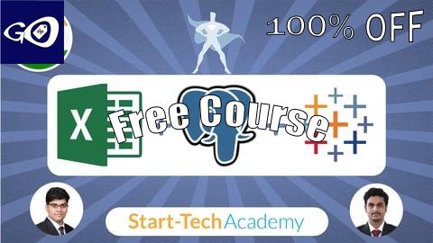 Free Coupon हिंदी में Become a Data Analyst: Excel, SQL & Tableau [100% OFF]